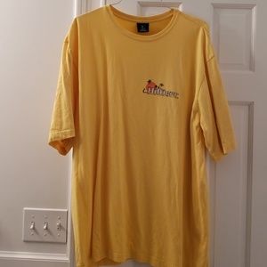 Tommy Hilfiger Yellow Cotton Tee Shirt XXL